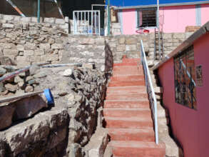Steps between the classrooms