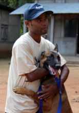 Anti-poaching Dog Squad. Image Credit: Aaranyak