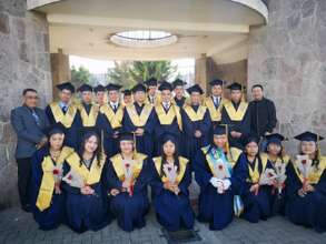 Proud graduates