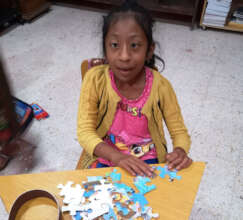 Primary school material scholarship recipient