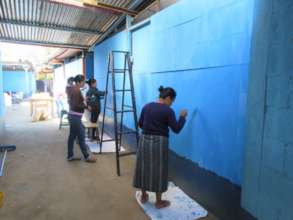 Annual school painting before term started