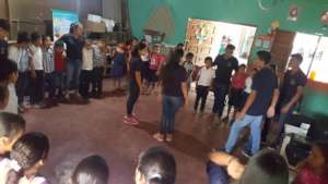 Community teaching by the students