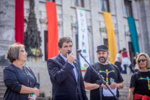 Vice President giving speech