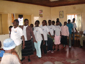 Binti Members performing a skit at Undugu Girls Center