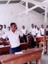 Children at Bujovu center in Goma Children's Voice