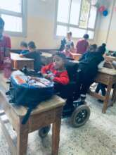 Mohamed In his classroom