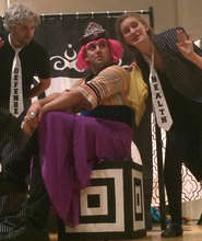 A performance of "The Emperor's New Clothes."
