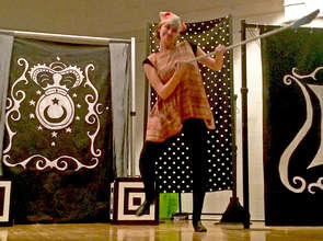 A performance of "The Emperor's New Clothes."