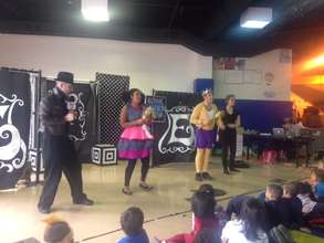 A performance of "The Emperor's New Clothes."
