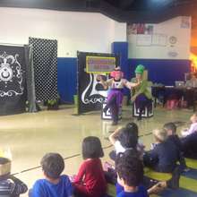 A performance of "The Emperor's New Clothes."