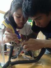 Attaching tiny and sophisticated parts
