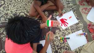 Hand Painting Activity