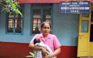 One of the dedicated Nurses of Bal Asha