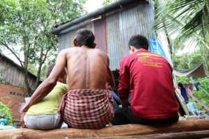 Helping poor families in the local area