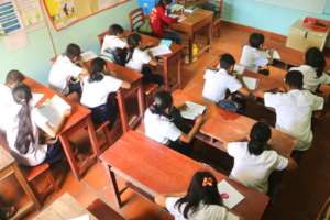 Back in the classroom after clean up and repairs