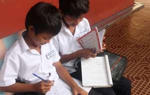 Sok and Samnang are now going to public school