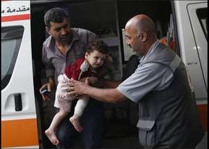 Injured child