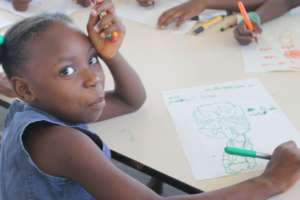 Drawing her vision of a healthy life