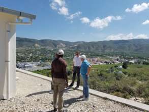 Designing the courtyard and shower