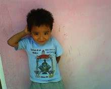 A lively little boy