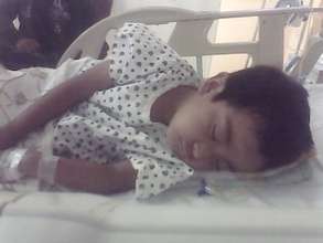 Miguelito in hospital