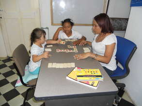 Children at a pedagogical support sesion