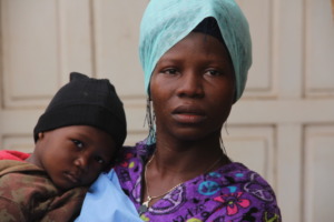 A mother and her son, both survivors of Ebola