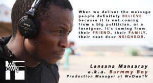 Lansana Mansaray, Freetown Media Center manager