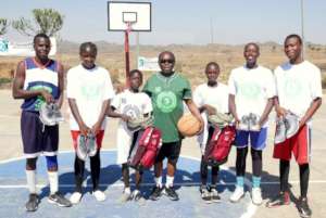 Our winners with Bishop Kwashi