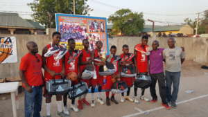 Winning team of the Secondary school games