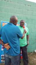 Project leader Mr Kolo interview with TV Station