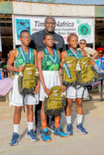 Winning team 3 on 3 competition.