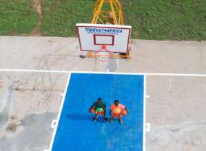 Renovated Court at the youth center.