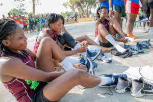 All participants receive a new pair of shoe.