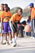 More drills by the youngster during the clinic.