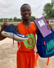 Some of our kids went away with gifts.