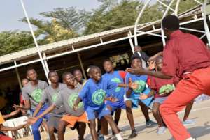 Some of the older kids in action.