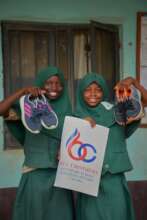 Our students are happy with the sneakers