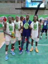 Coach Sani with some of our silver medalist.
