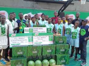 A group photo during the medal presentation