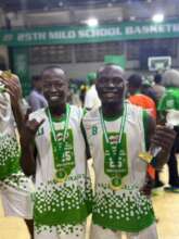 2 of our athletes with there medals.