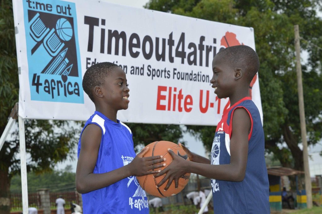 Basketball Clinic for 500 school kids in Nigeria