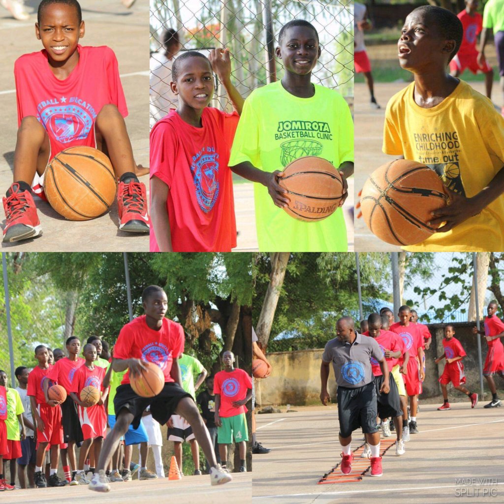 Basketball Clinic for 500 school kids in Nigeria