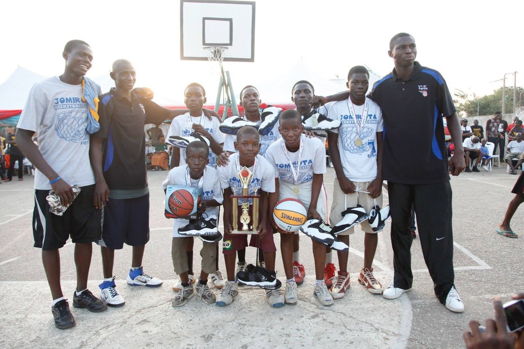 Basketball Clinic for 500 school kids in Nigeria