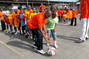 Coaching in progress