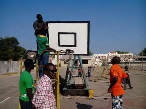 Basketball court repairs