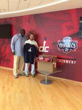 Support from Washington Wizards staff