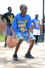 Ibrahim learning the game