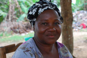 Miatta, from Liberia, lost seven family members.