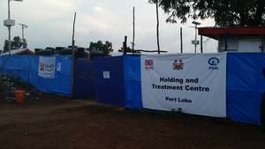 Ebola unit in Port Loko where I worked